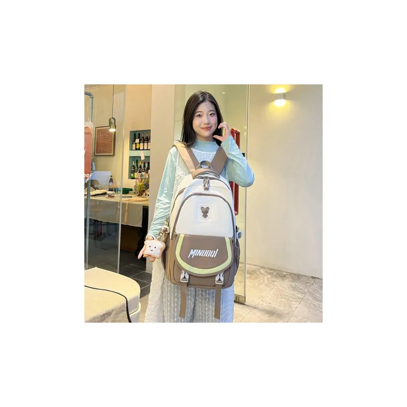 YUANTUZHE Twill Backpack Regular Unisex Multicolor-6