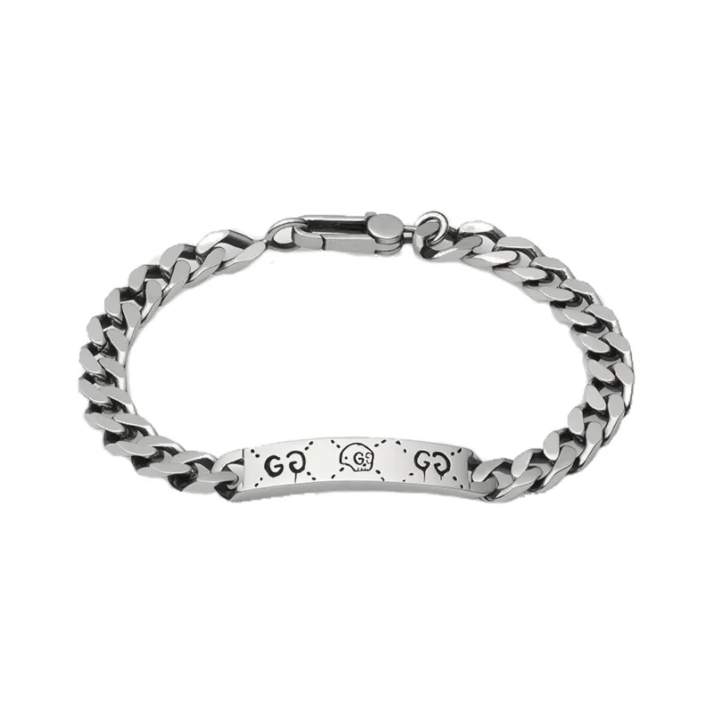 GUCCI Sterling Silver Bracelets Unisex-8