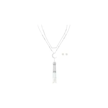 Swarovski Necklaces Women's White Gold Plated