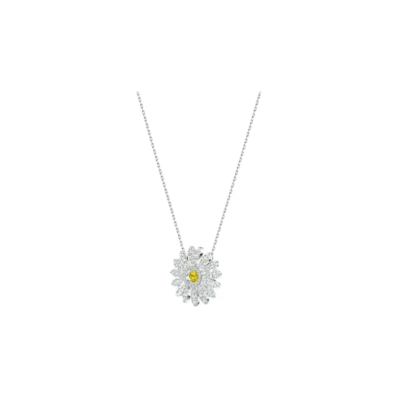 Swarovski Gold Plated Necklaces Women's Yellow-1
