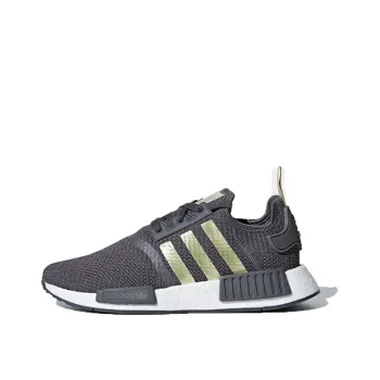 Adidas Originals Nmd R1 Grey Five Gold Metallic Women's