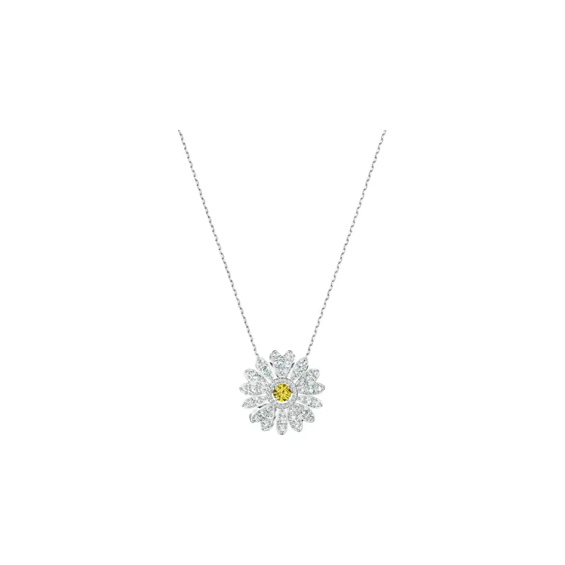 Swarovski Gold Plated Necklaces Women's Yellow-0