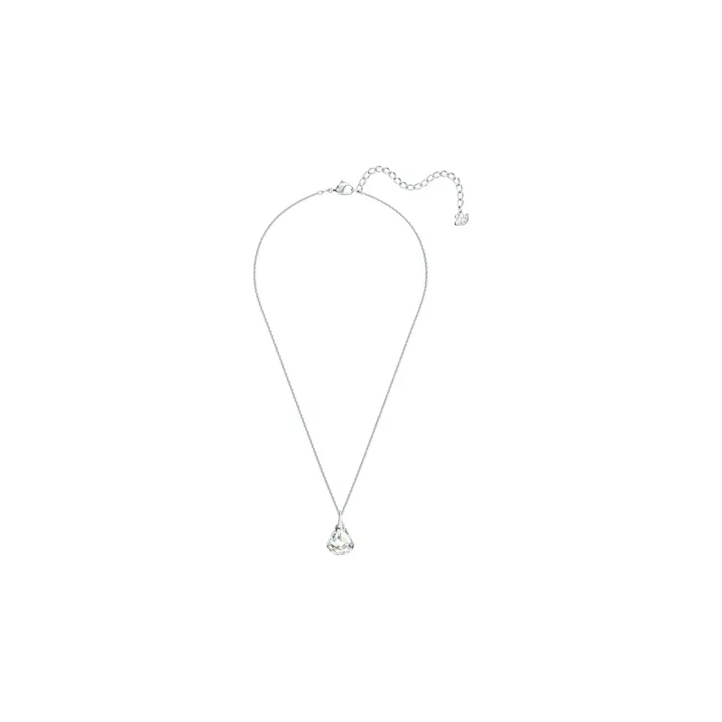 Swarovski Spirit Rhodium Plated Necklaces Women's White/Rose Gold-2