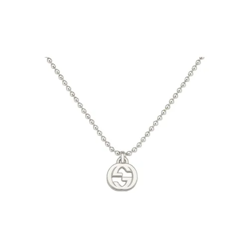 GUCCI Interlocking G necklace in silver