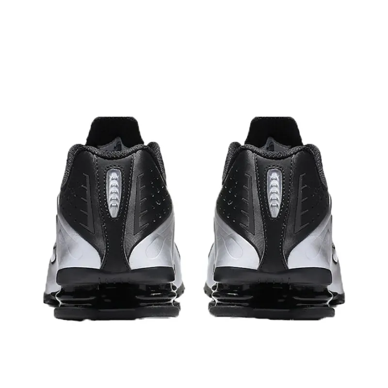 Nike Shox R4 Black Metallic Silver-3