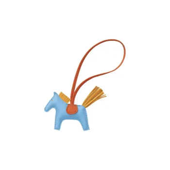 HERMES Hermès Rodéo Pendants Unisex Blue Yellow