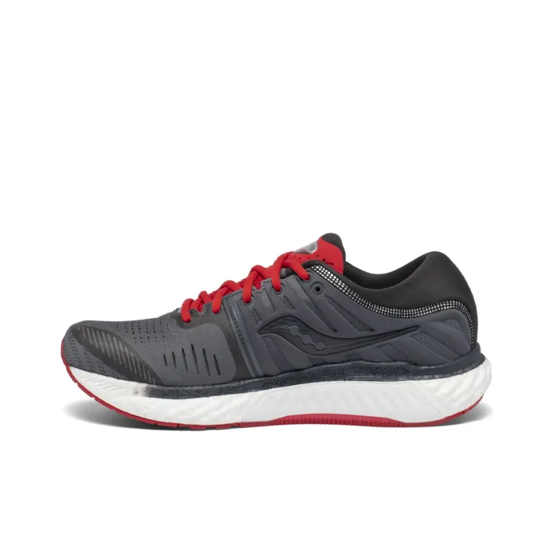 saucony Hurricane 22 'Charcoal Red'-1
