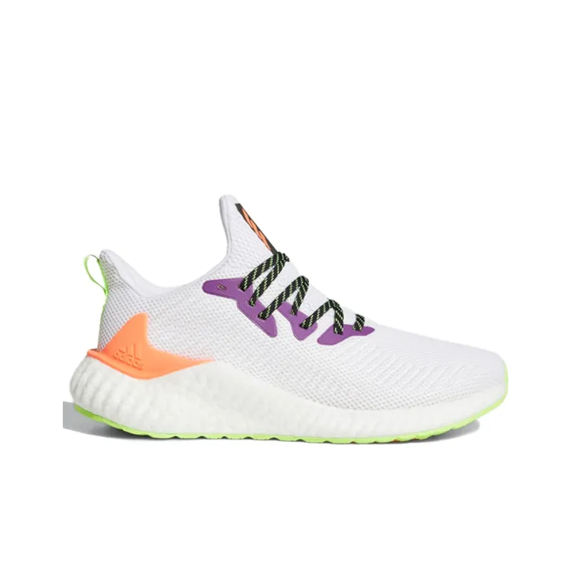 Adidas Alphaboost White Signal Green-1