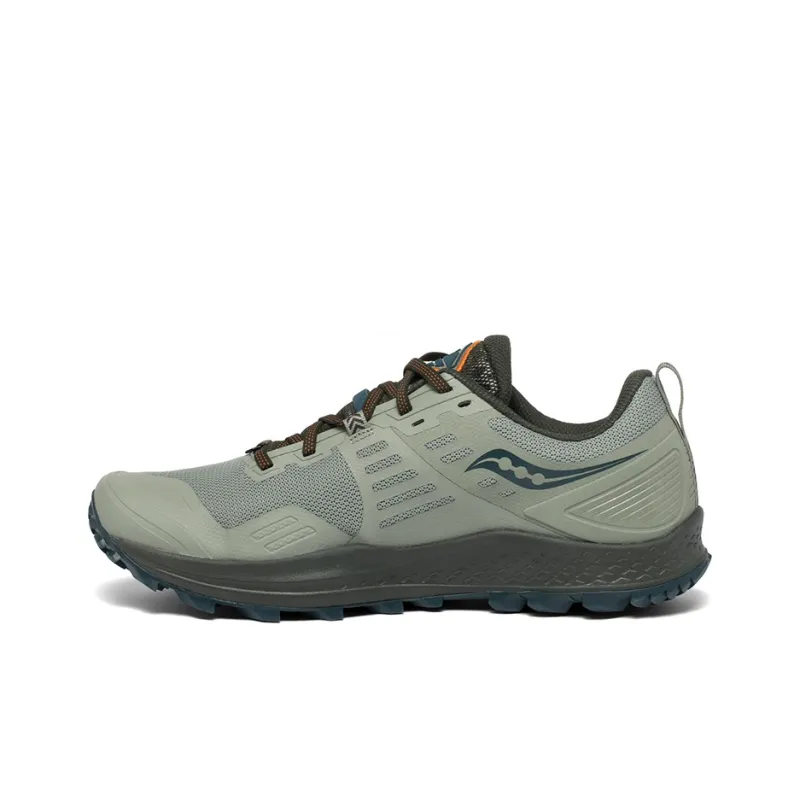 Saucony Shock Absorbers Slip Resistant, Abrasion Resistant, Lightweight Low Top Casual Running Shoes Men's Gray Orange-1