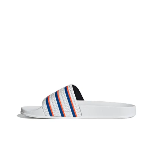 Adidas Originals ADILETTE Series Slide Slippers Men White/Blue/Orange