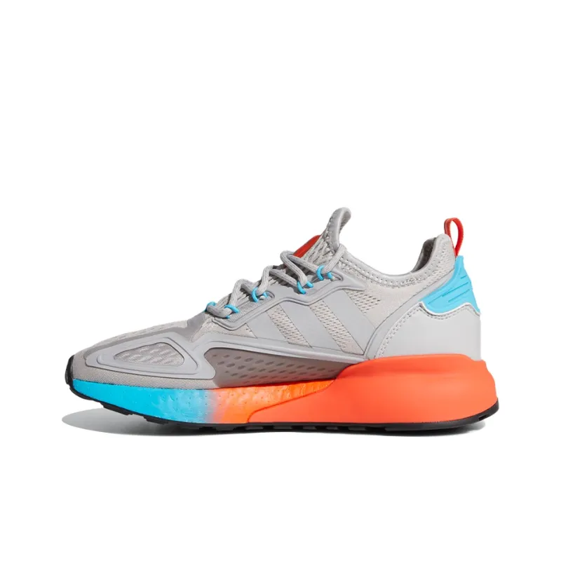 Adidas Zx 2K Boost Grey Two Signal Cyan Women's-1
