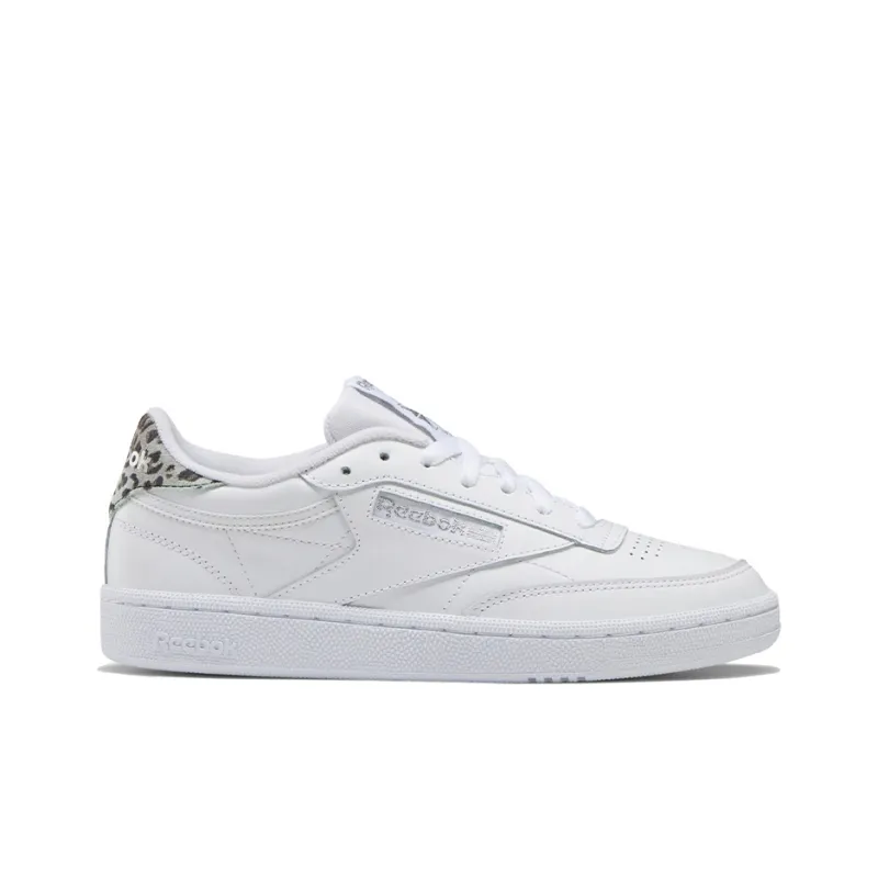 Reebok Women's Club C 85 'Cheetah Print White' Women's-3