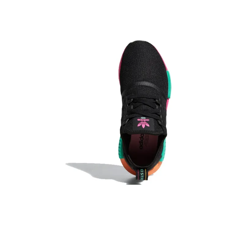 Adidas Nmd R1 Black Shock Pink Women's-6