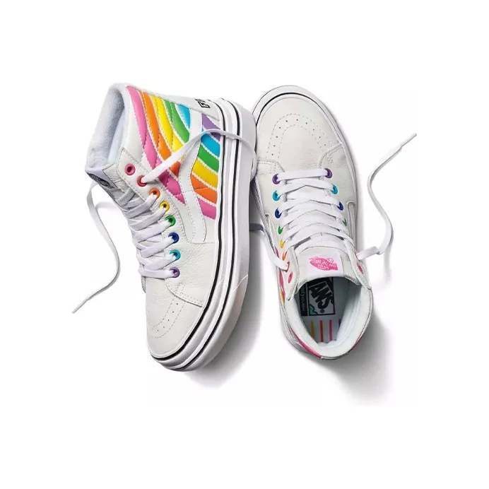 Vans Flour Shop X Super ComfyCush Sk8 Hi 'Rainbow'-6
