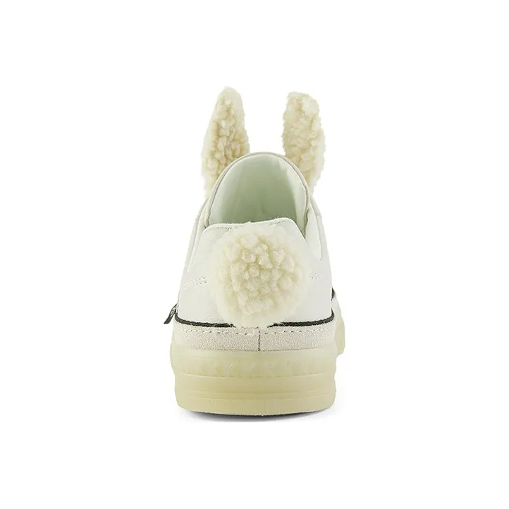 SHINCHAN x Kappa Anti Slip And Wear Resistant Lightweight Low Top Skateboard Shoes Women's Moon Gray-4