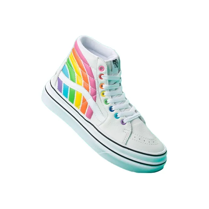 Vans Flour Shop X Super ComfyCush Sk8 Hi 'Rainbow'-4