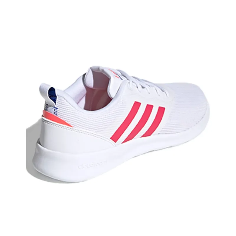 Adidas Qt Racer 2.0 White Pink Women's-3