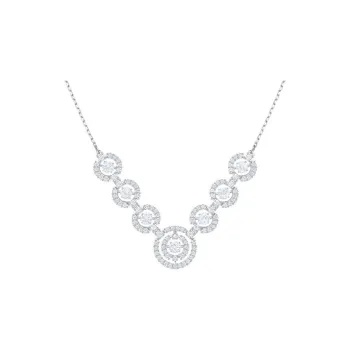 Swarovski Sparkling Dance Necklaces Women's White