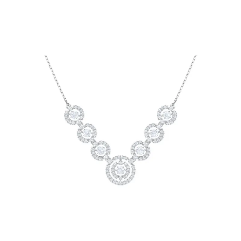 Swarovski Sparkling Dance Necklaces Women's White-0