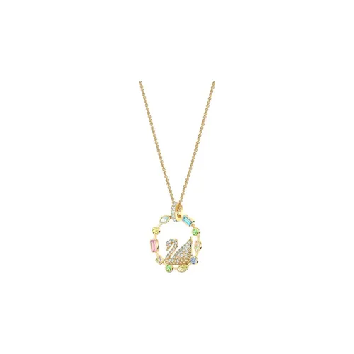 Swarovski Rainbow Swan Necklaces Women's