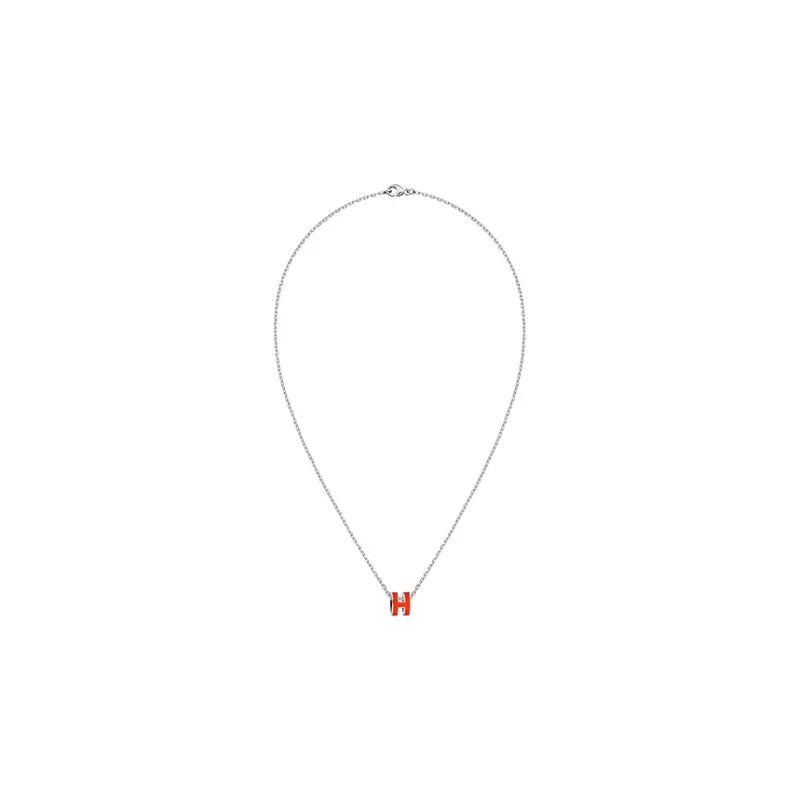 HERMES POP H Collection Metal Necklaces Women's-1