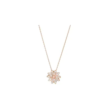 Swarovski Faux Crystal Necklaces Women's Pink