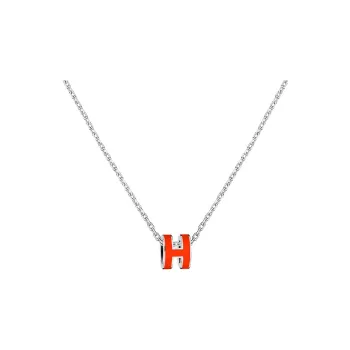 HERMES POP H Collection Metal Necklaces Women's