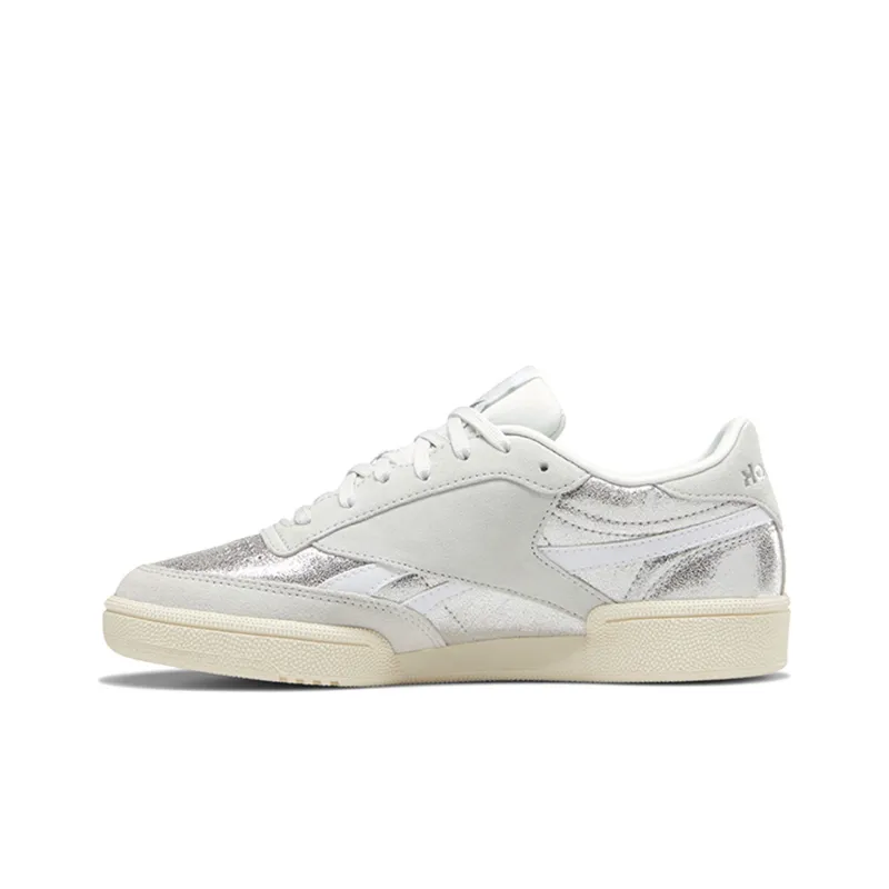 Reebok Club C Series Skateboard Shoes Women's Low-Top Gray/White-0