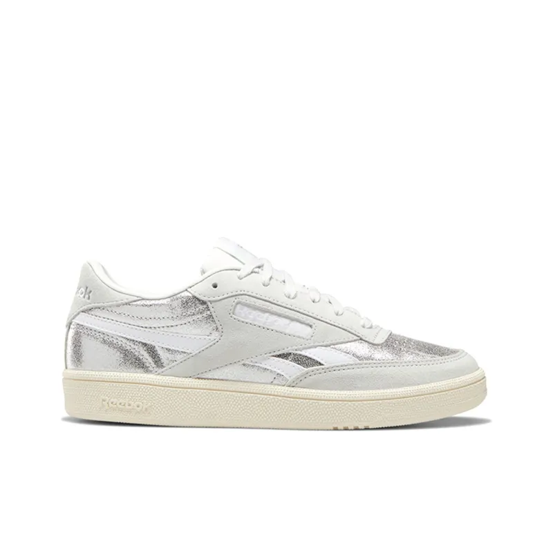 Reebok Club C Series Skateboard Shoes Women's Low-Top Gray/White-3