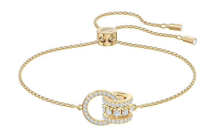 Swarovski Bracelets Women's Gold Plated One Size Basic