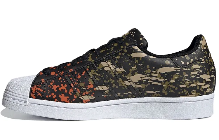 Adidas Originals Superstar Splashes Splatter and Drips Black - POIZON