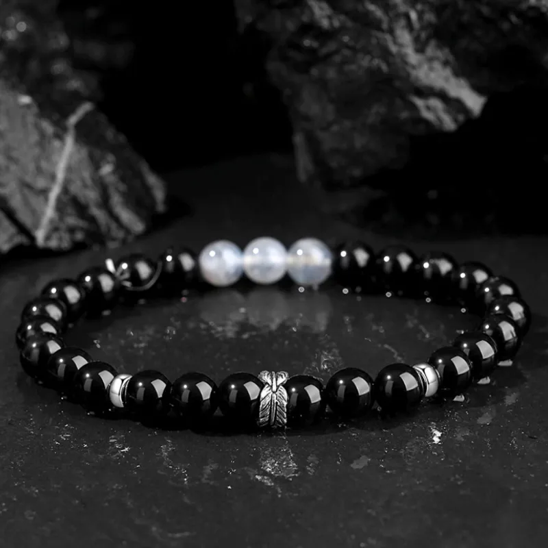 Beth Jewelry Obsidian Bracelets Unisex-9