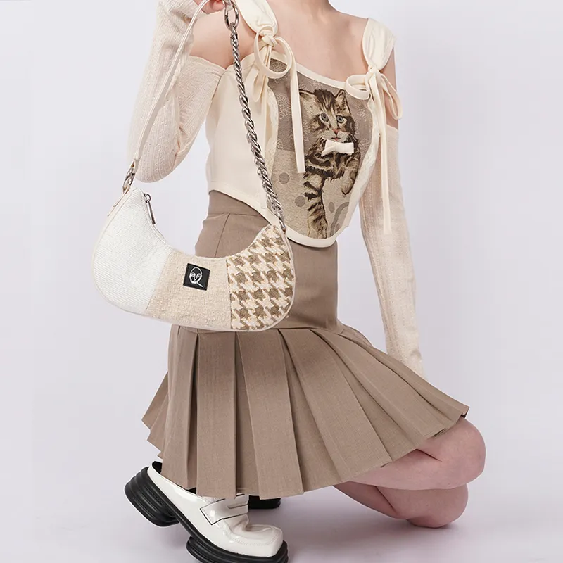 REBIRTH Shoulder Bags Off Beige-3