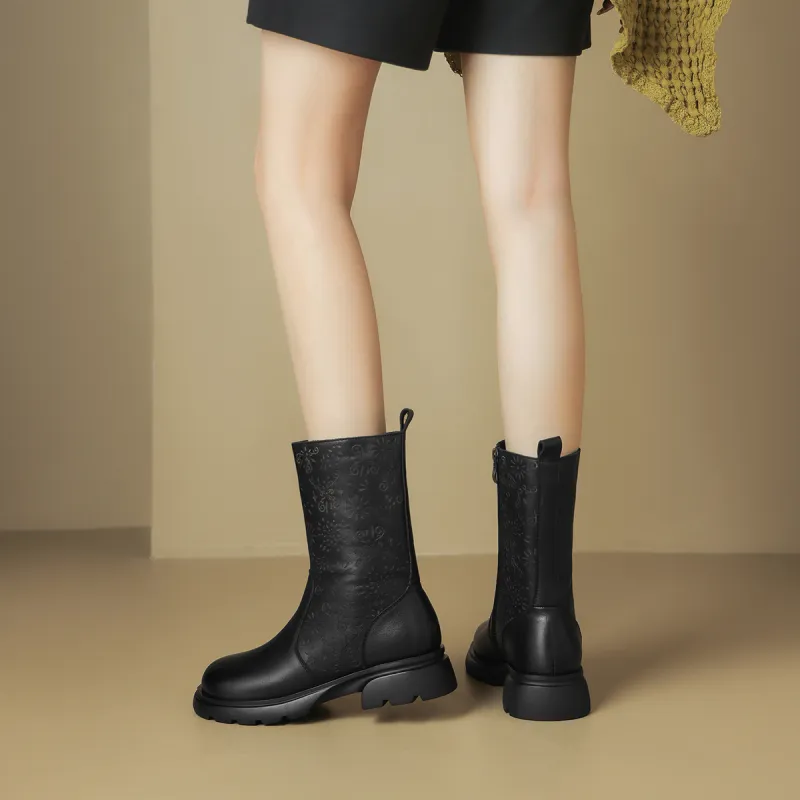 OCCAMAN Ankle Boots 3.8cm Women's-5