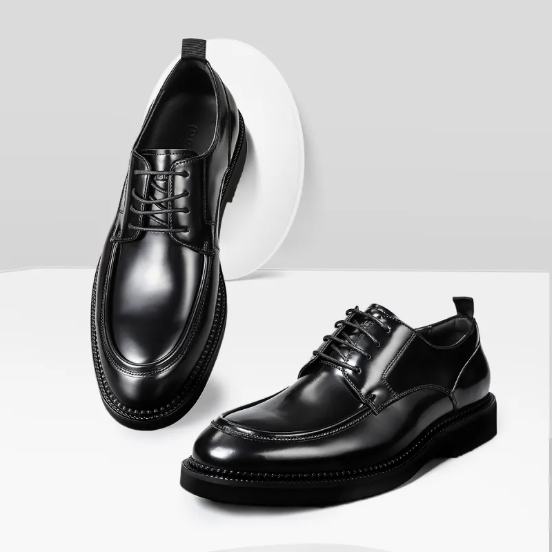 GOLDLION Dress Shoes Men's Black-7