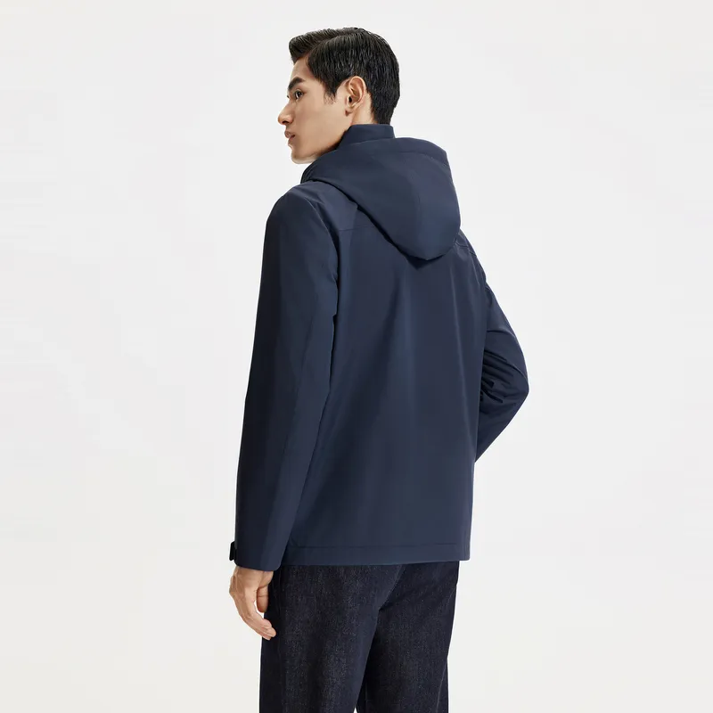 GOLDLION FW24 Jackets Coats Men's Blue Gray-3
