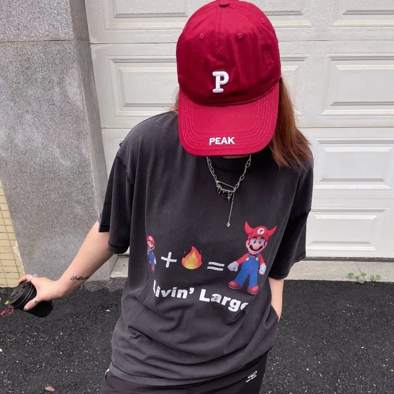 PEAK Cotton Baseball Caps Unisex-6