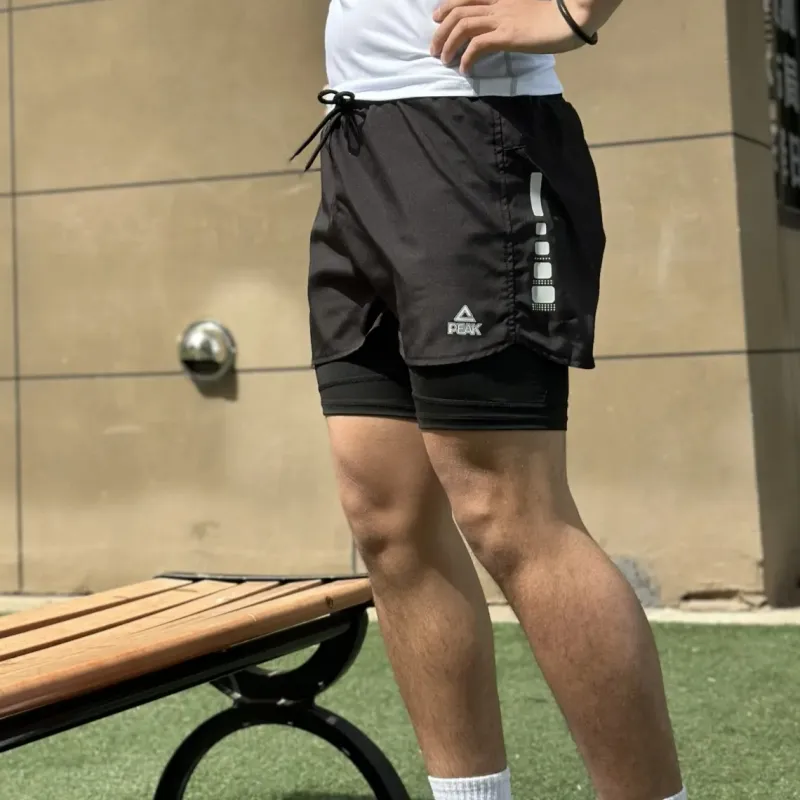 PEAK Sports Shorts Unisex Black-4