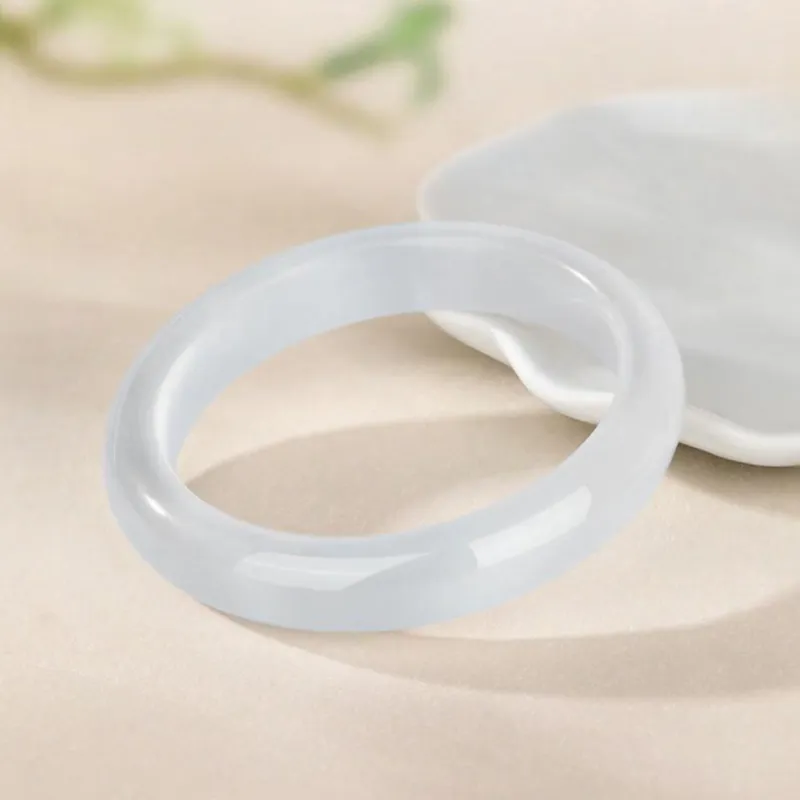 YUOFFICIAL Glass Cat Eye Bangles Women's-5