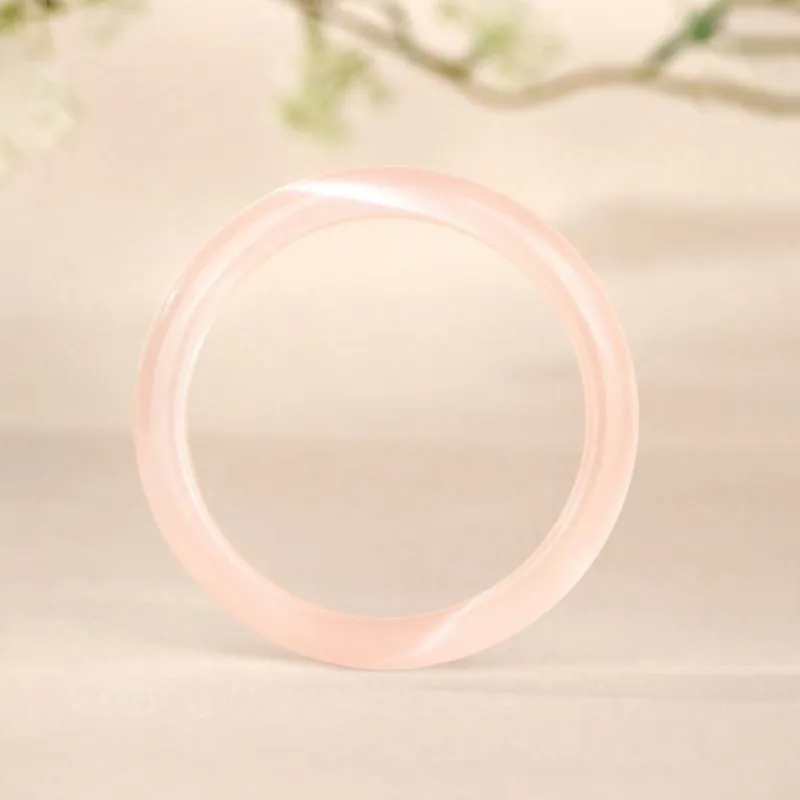 YUOFFICIAL Glass Cat Eye Bangles Women's-7