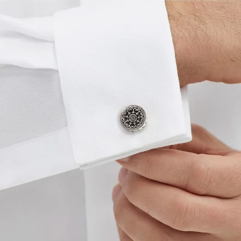 MUSTKOO Cufflinks Men-4