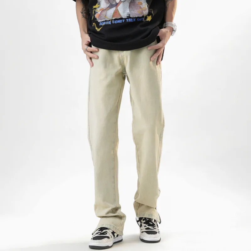 COMOWA Vintage High-street Unisex Jeans-10