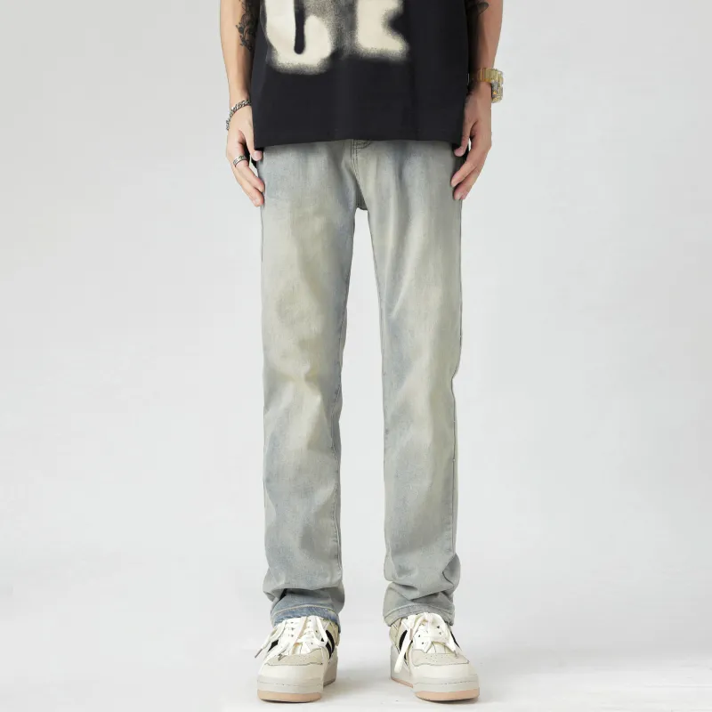 COMOWA Vintage High-street Unisex Jeans-31