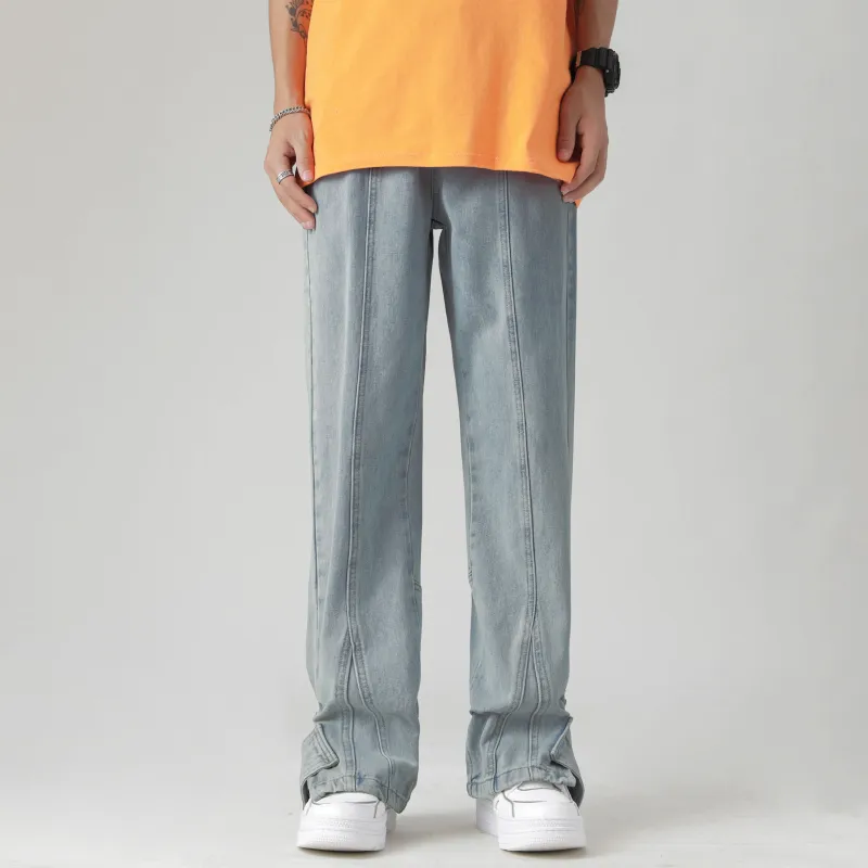 COMOWA Vintage High-street Unisex Jeans-20