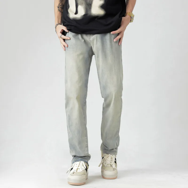 COMOWA Vintage High-street Unisex Jeans-32