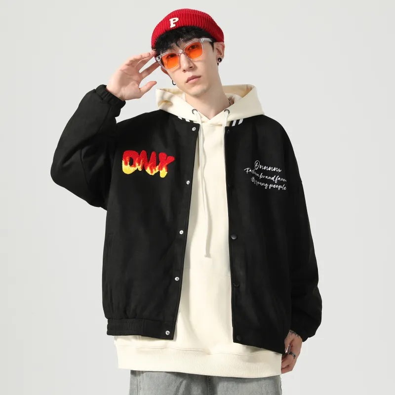 Dnnnn Baseball Jacket Coat Unisex-6
