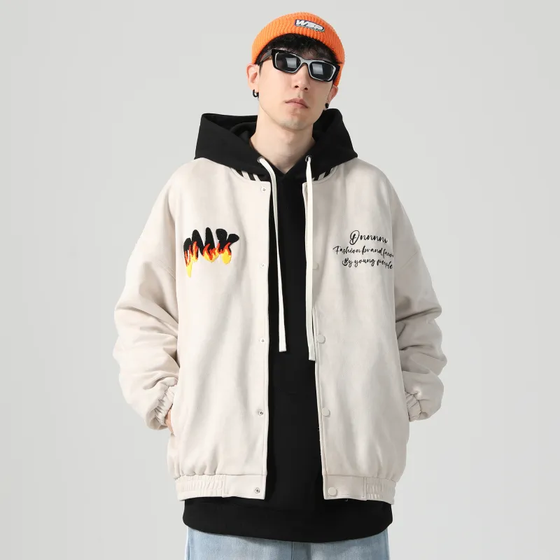 Dnnnn Baseball Jacket Coat Unisex-13