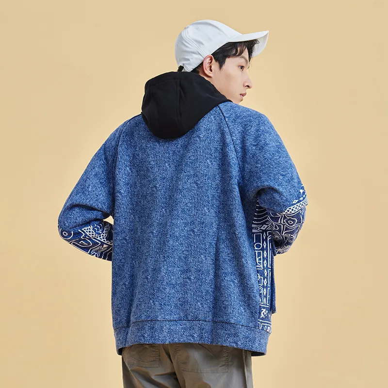 Erke Sweatshirt Men's Ash Gray Blue-5