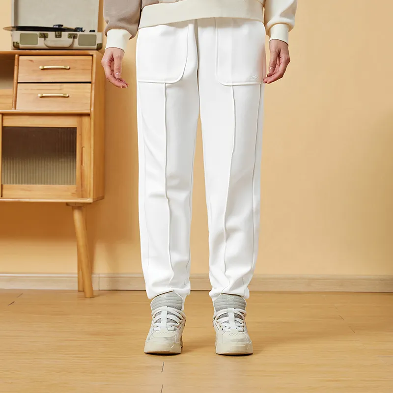Erke Casual Pants Women's Glacier White-2