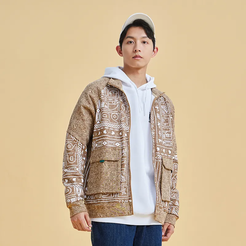 Erke Sweatshirt Men's Premium Khaki-2
